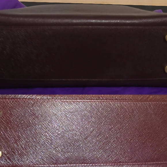 90s Coach Bag Satchel Crossbody Top Handle Purse Crossgrain Suede RARE Italy VTG - Picture 12 of 17